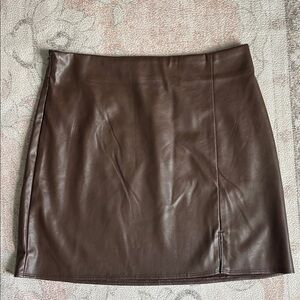 Old Navy faux leather skirt
